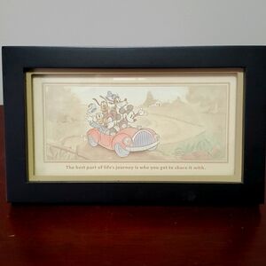 Disney Mickey Mouse and Friends "Life's Journey" Matted Framed Print